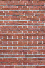 Vertical brick wall