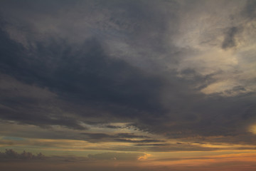 Fototapeta na wymiar sky, sunset, cloud