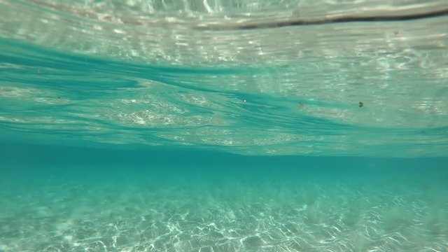 Unterwasser schnorcheln im Meer mit Actioncam