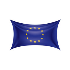 European union flag, vector illustration