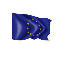 European union flag, vector illustration