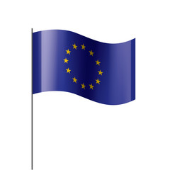European union flag, vector illustration