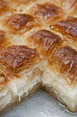 Sutlu Nuriye; Lighter Baklava with Hazelnuts in Milky Syrup