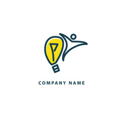 Inspiration, creative agency, innovation, energy, electric, designer, training, education web icon.