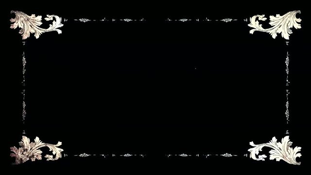 A re-created film frame from the silent movies era, showing intertitle texts: Merry Christmas (in English), Buon Natale (Italian), Feliz Navidad (Spanish), Joyeux Noel (French).
