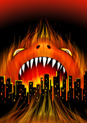 Monster City Fire Beast
