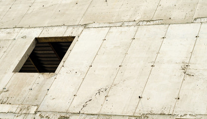 fragment of an abandoned unfinished building