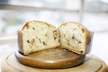 homemade panettone