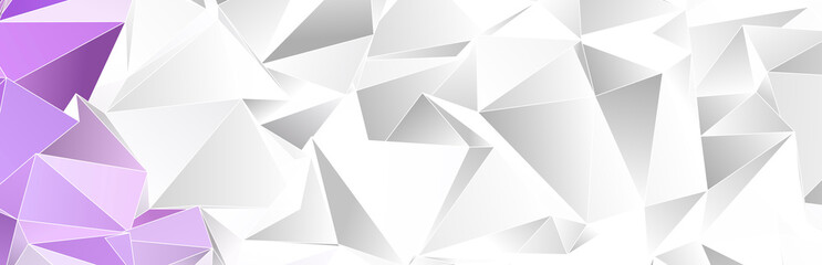 Fototapeta premium Triangular 3d, modern background