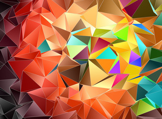 Triangular 3d, modern background