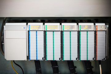 Programmable logic controller (PLC) in industry
