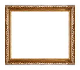 Golden frame for paintings, mirrors or photo