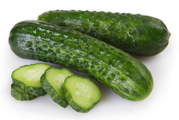 Fresh cucumbers