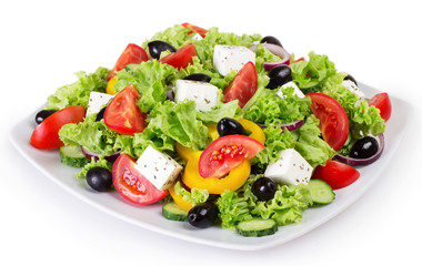 Fresh vegetable salad