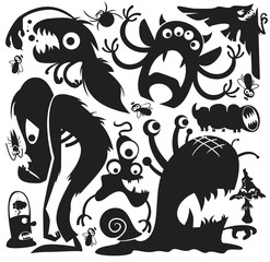 vector monsters party set