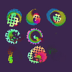abstract vector background-Dot Graphics