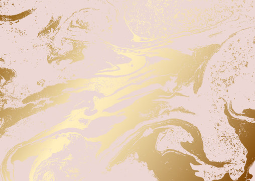 Metallic Rose Gold Abstract Texture