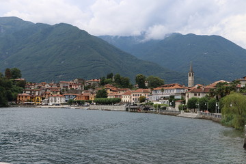 village view at lago di Mergozzo