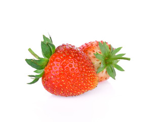 Strawberry isolated on white background.