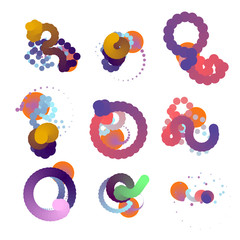 abstract vector background-Dot Graphics