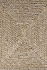 Woven basket close-up background