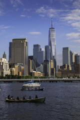 Fototapeta premium New York City Manhattan downtown skyline