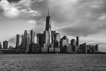 Obraz premium New York City Manhattan downtown skyline