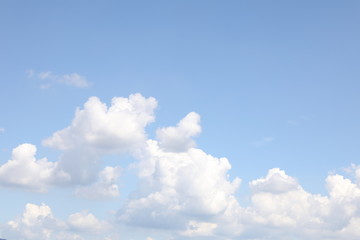 Cloudy blue sky abstract background, blue sky background with tiny clouds