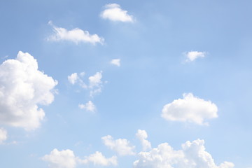 Cloudy blue sky abstract background, blue sky background with tiny clouds