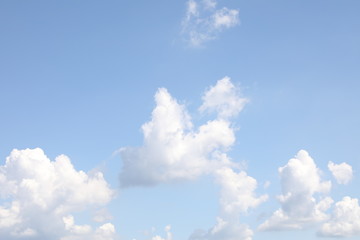 Cloudy blue sky abstract background, blue sky background with tiny clouds