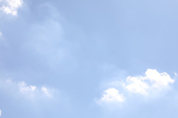Cloudy blue sky abstract background, blue sky background with tiny clouds