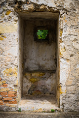 On the streets of a medieval village .Roquebrune-Cap-Martin. French Riviera. Cote d'Azur.