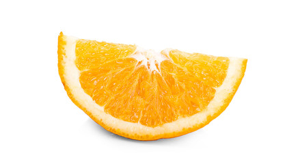 fresh orange isolated on white background