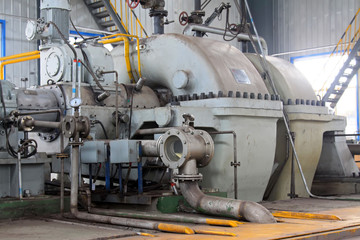 blast furnace TRT Unit in a power plant