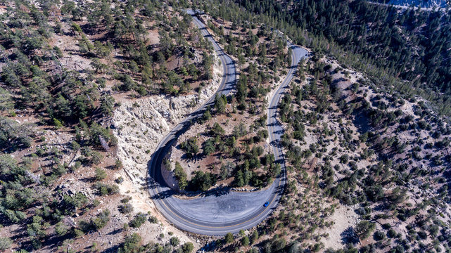 Angeles Crest Highway Curve 006