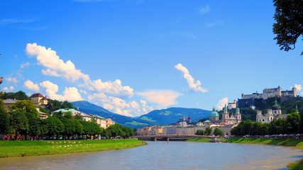 Fototapeta na wymiar Salzburg Cityscape