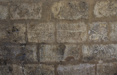 Texture of ancient stone wall