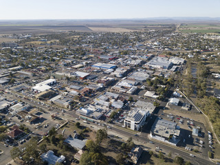 The Queensland town of Dalby.