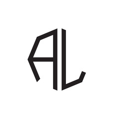two letter AL octagon logo