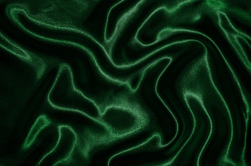 Background and wallpaper by deep green fabric and stripe textile.