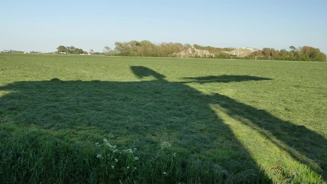 Ombra di Mulino a vento in Olanda