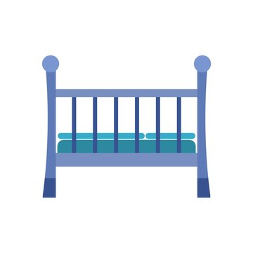 recommend clip art: Baby Crib icon, Wooden Crib Stock Vector 