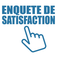 Logo enquête de satisfaction.