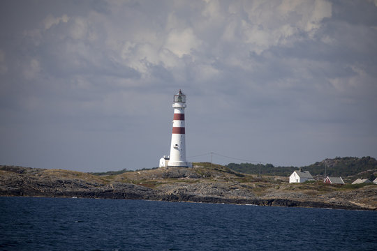 Oksøy Lighthouse at Kristiansand Norway