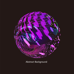 abstract vector background-Dot Graphics