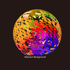 abstract vector background-Dot Graphics