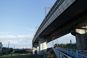 Obraz premium 高架鉄道