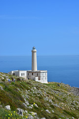 Fototapeta na wymiar Italy, Otranto, Punta Palascia Lighthouse. View and details,