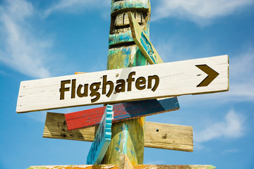 Schild 282 - Flughafen