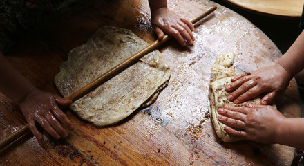 Pastry Turkish food. Anatolian cuisine.